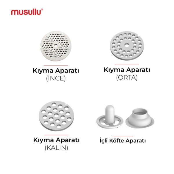 Musullu 1800Watt Et Kıyma Makinesi - Görsel 4