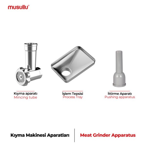 Musullu Multichef Max Ekstralı 2000 Watt Mutfak Şefi/ Stand Mikser Hamur Yoğurma Makinesi 6,5 lt - Görsel 4