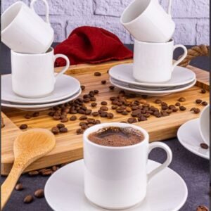 Bambum Melda - 6 Kişilik Kahve Fincan Takımı